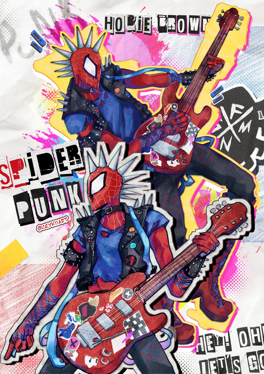 fanart SpiderPunk